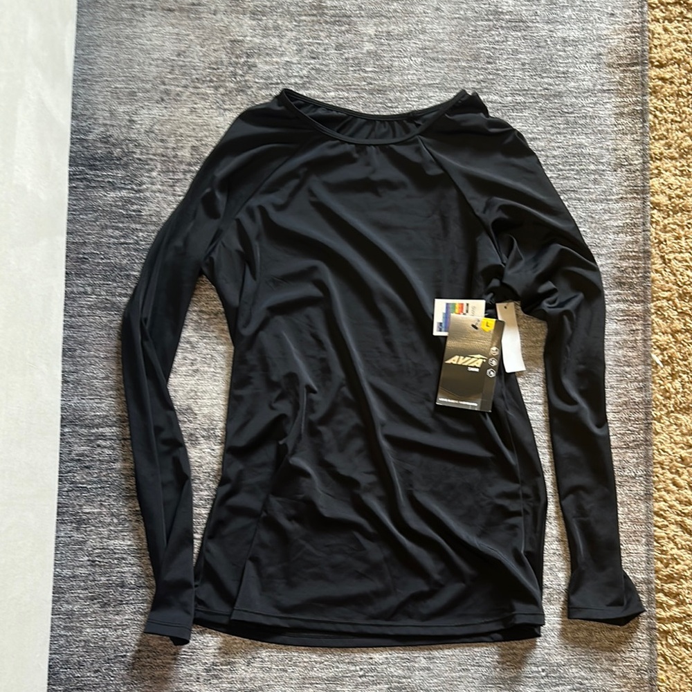 Black Long Sleeve Rash Guard Women's